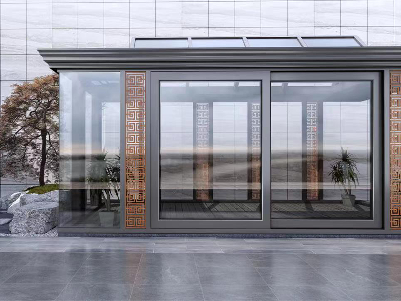 简欧系列铝包木阳光房